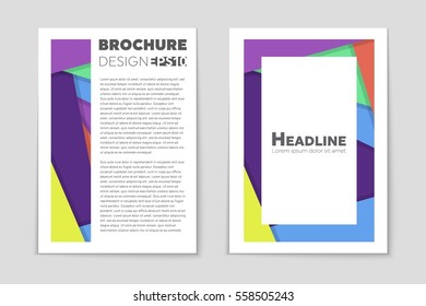 Abstract vector layout background set. For art template design, list, front page, mockup brochure theme style, banner, idea, cover, booklet, print, flyer, book, blank, card, ad, sign, sheet,, a4.