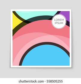 Abstract vector layout background set. For art template design, list, front page, mockup brochure theme style, banner, idea, cover, booklet, print, flyer, book, blank, card, ad, sign, sheet,, a4.