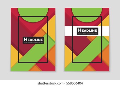 Abstract vector layout background set. For art template design, list, front page, mockup brochure theme style, banner, idea, cover, booklet, print, flyer, book, blank, card, ad, sign, sheet,, a4.