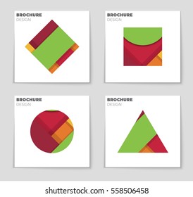 Abstract vector layout background set. For art template design, list, front page, mockup brochure theme style, banner, idea, cover, booklet, print, flyer, book, blank, card, ad, sign, sheet,, a4.