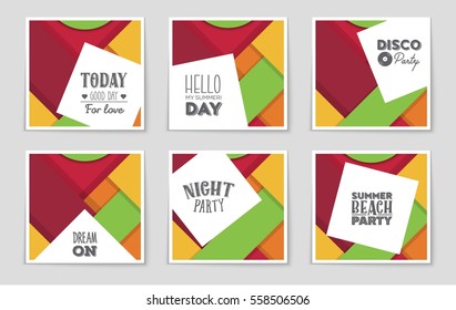 Abstract vector layout background set. For art template design, list, front page, mockup brochure theme style, banner, idea, cover, booklet, print, flyer, book, blank, card, ad, sign, sheet,, a4.