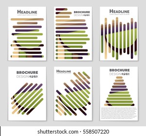 Abstract vector layout background set. For art template design, list, front page, mockup brochure theme style, banner, idea, cover, booklet, print, flyer, book, blank, card, ad, sign, sheet,, a4.