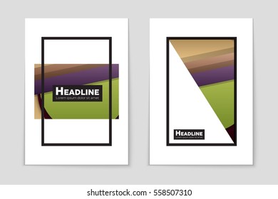 Abstract vector layout background set. For art template design, list, front page, mockup brochure theme style, banner, idea, cover, booklet, print, flyer, book, blank, card, ad, sign, sheet,, a4.