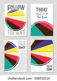 Abstract vector layout background set. For art template design, list, front page, mockup brochure theme style, banner, idea, cover, booklet, print, flyer, book, blank, card, ad, sign, sheet,, a4.