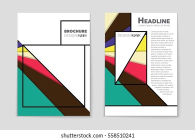 Abstract vector layout background set. For art template design, list, front page, mockup brochure theme style, banner, idea, cover, booklet, print, flyer, book, blank, card, ad, sign, sheet,, a4.
