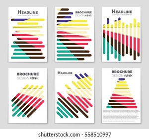 Abstract vector layout background set. For art template design, list, front page, mockup brochure theme style, banner, idea, cover, booklet, print, flyer, book, blank, card, ad, sign, sheet,, a4.