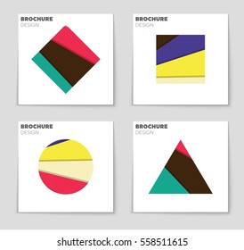 Abstract vector layout background set. For art template design, list, front page, mockup brochure theme style, banner, idea, cover, booklet, print, flyer, book, blank, card, ad, sign, sheet,, a4.