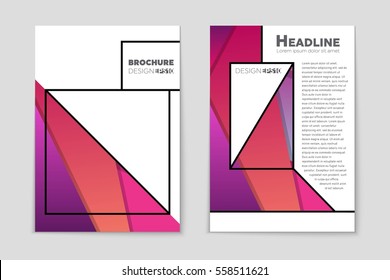Abstract vector layout background set. For art template design, list, front page, mockup brochure theme style, banner, idea, cover, booklet, print, flyer, book, blank, card, ad, sign, sheet,, a4.