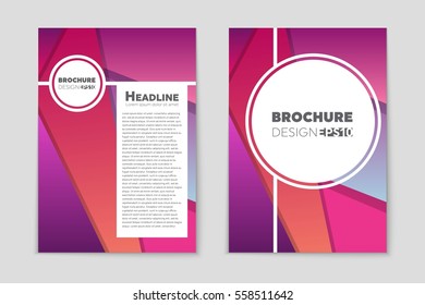 Abstract vector layout background set. For art template design, list, front page, mockup brochure theme style, banner, idea, cover, booklet, print, flyer, book, blank, card, ad, sign, sheet,, a4.