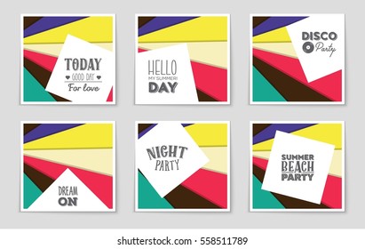 Abstract vector layout background set. For art template design, list, front page, mockup brochure theme style, banner, idea, cover, booklet, print, flyer, book, blank, card, ad, sign, sheet,, a4.