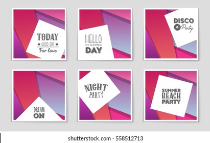 Abstract vector layout background set. For art template design, list, front page, mockup brochure theme style, banner, idea, cover, booklet, print, flyer, book, blank, card, ad, sign, sheet,, a4.