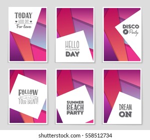 Abstract vector layout background set. For art template design, list, front page, mockup brochure theme style, banner, idea, cover, booklet, print, flyer, book, blank, card, ad, sign, sheet,, a4.