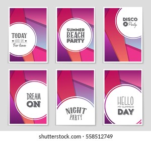 Abstract vector layout background set. For art template design, list, front page, mockup brochure theme style, banner, idea, cover, booklet, print, flyer, book, blank, card, ad, sign, sheet,, a4.