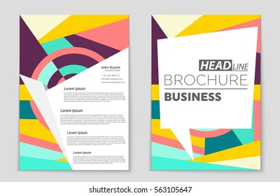 Abstract vector layout background set. For art template design, list, front page, mockup brochure theme style, banner, idea, cover, booklet, print, flyer, book, blank, card, ad, sign, sheet,, a4.