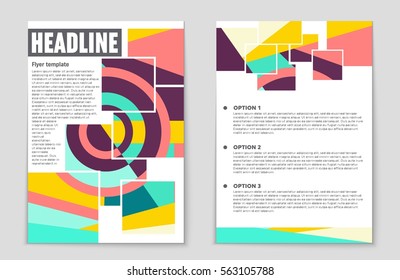 Abstract vector layout background set. For art template design, list, front page, mockup brochure theme style, banner, idea, cover, booklet, print, flyer, book, blank, card, ad, sign, sheet,, a4.