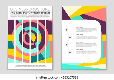 Abstract vector layout background set. For art template design, list, front page, mockup brochure theme style, banner, idea, cover, booklet, print, flyer, book, blank, card, ad, sign, sheet,, a4.