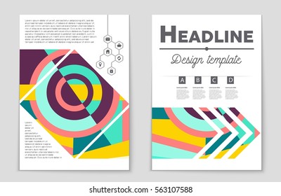 Abstract vector layout background set. For art template design, list, front page, mockup brochure theme style, banner, idea, cover, booklet, print, flyer, book, blank, card, ad, sign, sheet,, a4.