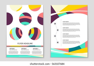 Abstract vector layout background set. For art template design, list, front page, mockup brochure theme style, banner, idea, cover, booklet, print, flyer, book, blank, card, ad, sign, sheet,, a4.