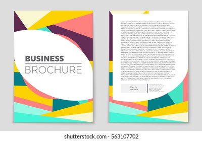 Abstract vector layout background set. For art template design, list, front page, mockup brochure theme style, banner, idea, cover, booklet, print, flyer, book, blank, card, ad, sign, sheet,, a4.