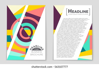 Abstract vector layout background set. For art template design, list, front page, mockup brochure theme style, banner, idea, cover, booklet, print, flyer, book, blank, card, ad, sign, sheet,, a4.