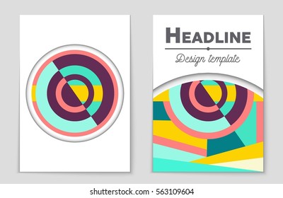 Abstract vector layout background set. For art template design, list, front page, mockup brochure theme style, banner, idea, cover, booklet, print, flyer, book, blank, card, ad, sign, sheet,, a4.