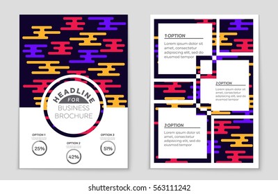 Abstract vector layout background set. For art template design, list, front page, mockup brochure theme style, banner, idea, cover, booklet, print, flyer, book, blank, card, ad, sign, sheet,, a4.