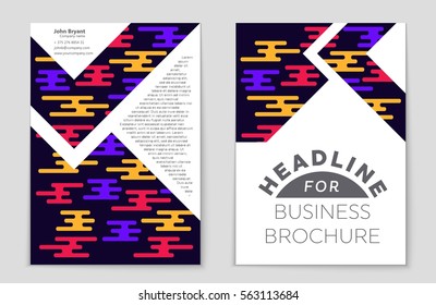 Abstract vector layout background set. For art template design, list, front page, mockup brochure theme style, banner, idea, cover, booklet, print, flyer, book, blank, card, ad, sign, sheet,, a4.