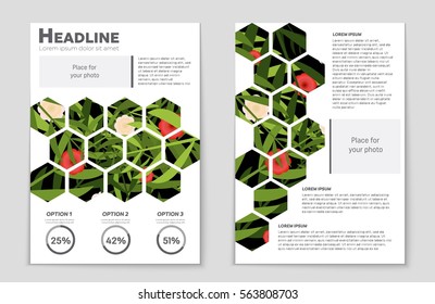 Abstract vector layout background set. For art template design, list, front page, mockup brochure theme style, banner, idea, cover, booklet, print, flyer, book, blank, card, ad, sign, sheet,, a4.