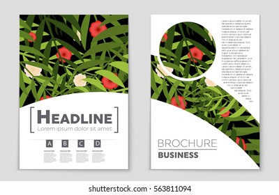 Abstract vector layout background set. For art template design, list, front page, mockup brochure theme style, banner, idea, cover, booklet, print, flyer, book, blank, card, ad, sign, sheet,, a4.