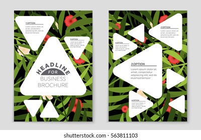 Abstract vector layout background set. For art template design, list, front page, mockup brochure theme style, banner, idea, cover, booklet, print, flyer, book, blank, card, ad, sign, sheet,, a4.