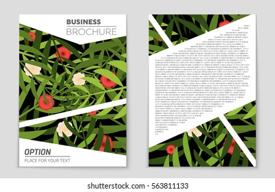 Abstract vector layout background set. For art template design, list, front page, mockup brochure theme style, banner, idea, cover, booklet, print, flyer, book, blank, card, ad, sign, sheet,, a4.