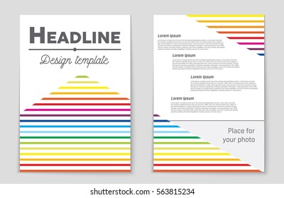 Abstract vector layout background set. For art template design, list, front page, mockup brochure theme style, banner, idea, cover, booklet, print, flyer, book, blank, card, ad, sign, sheet,, a4.