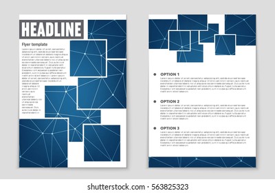 Abstract vector layout background set. For art template design, list, front page, mockup brochure theme style, banner, idea, cover, booklet, print, flyer, book, blank, card, ad, sign, sheet,, a4.