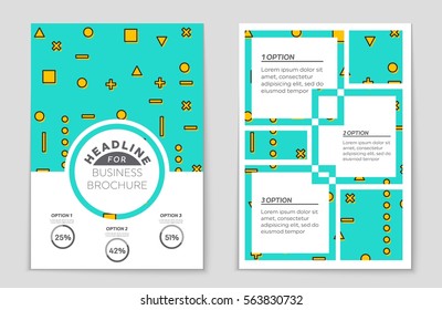 Abstract vector layout background set. For art template design, list, front page, mockup brochure theme style, banner, idea, cover, booklet, print, flyer, book, blank, card, ad, sign, sheet,, a4.