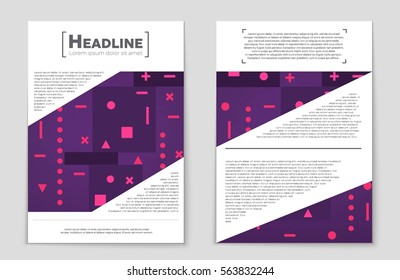Abstract vector layout background set. For art template design, list, front page, mockup brochure theme style, banner, idea, cover, booklet, print, flyer, book, blank, card, ad, sign, sheet,, a4.