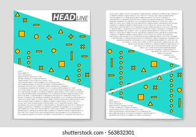 Abstract vector layout background set. For art template design, list, front page, mockup brochure theme style, banner, idea, cover, booklet, print, flyer, book, blank, card, ad, sign, sheet,, a4.