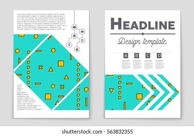 Abstract vector layout background set. For art template design, list, front page, mockup brochure theme style, banner, idea, cover, booklet, print, flyer, book, blank, card, ad, sign, sheet,, a4.