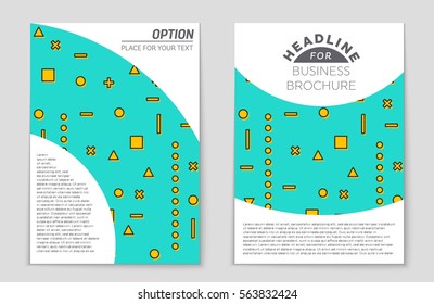 Abstract vector layout background set. For art template design, list, front page, mockup brochure theme style, banner, idea, cover, booklet, print, flyer, book, blank, card, ad, sign, sheet,, a4.