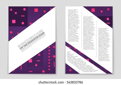 Abstract vector layout background set. For art template design, list, front page, mockup brochure theme style, banner, idea, cover, booklet, print, flyer, book, blank, card, ad, sign, sheet,, a4.