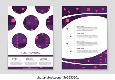 Abstract vector layout background set. For art template design, list, front page, mockup brochure theme style, banner, idea, cover, booklet, print, flyer, book, blank, card, ad, sign, sheet,, a4.