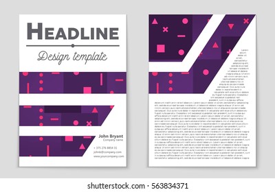 Abstract vector layout background set. For art template design, list, front page, mockup brochure theme style, banner, idea, cover, booklet, print, flyer, book, blank, card, ad, sign, sheet,, a4.