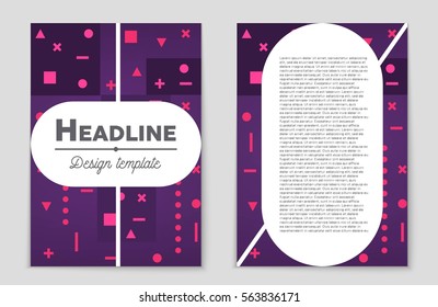 Abstract vector layout background set. For art template design, list, front page, mockup brochure theme style, banner, idea, cover, booklet, print, flyer, book, blank, card, ad, sign, sheet,, a4.
