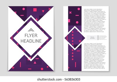 Abstract vector layout background set. For art template design, list, front page, mockup brochure theme style, banner, idea, cover, booklet, print, flyer, book, blank, card, ad, sign, sheet,, a4.