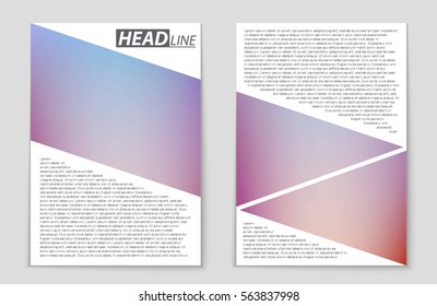 Abstract vector layout background set. For art template design, list, front page, mockup brochure theme style, banner, idea, cover, booklet, print, flyer, book, blank, card, ad, sign, sheet,, a4.