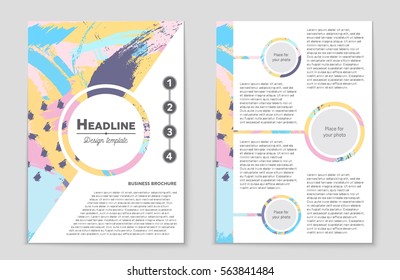 Abstract vector layout background set. For art template design, list, front page, mockup brochure theme style, banner, idea, cover, booklet, print, flyer, book, blank, card, ad, sign, sheet,, a4.