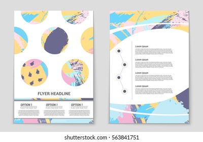 Abstract vector layout background set. For art template design, list, front page, mockup brochure theme style, banner, idea, cover, booklet, print, flyer, book, blank, card, ad, sign, sheet,, a4.