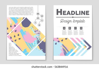 Abstract vector layout background set. For art template design, list, front page, mockup brochure theme style, banner, idea, cover, booklet, print, flyer, book, blank, card, ad, sign, sheet,, a4.