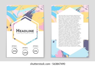 Abstract vector layout background set. For art template design, list, front page, mockup brochure theme style, banner, idea, cover, booklet, print, flyer, book, blank, card, ad, sign, sheet,, a4.