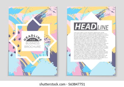Abstract vector layout background set. For art template design, list, front page, mockup brochure theme style, banner, idea, cover, booklet, print, flyer, book, blank, card, ad, sign, sheet,, a4.
