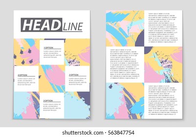 Abstract vector layout background set. For art template design, list, front page, mockup brochure theme style, banner, idea, cover, booklet, print, flyer, book, blank, card, ad, sign, sheet,, a4.